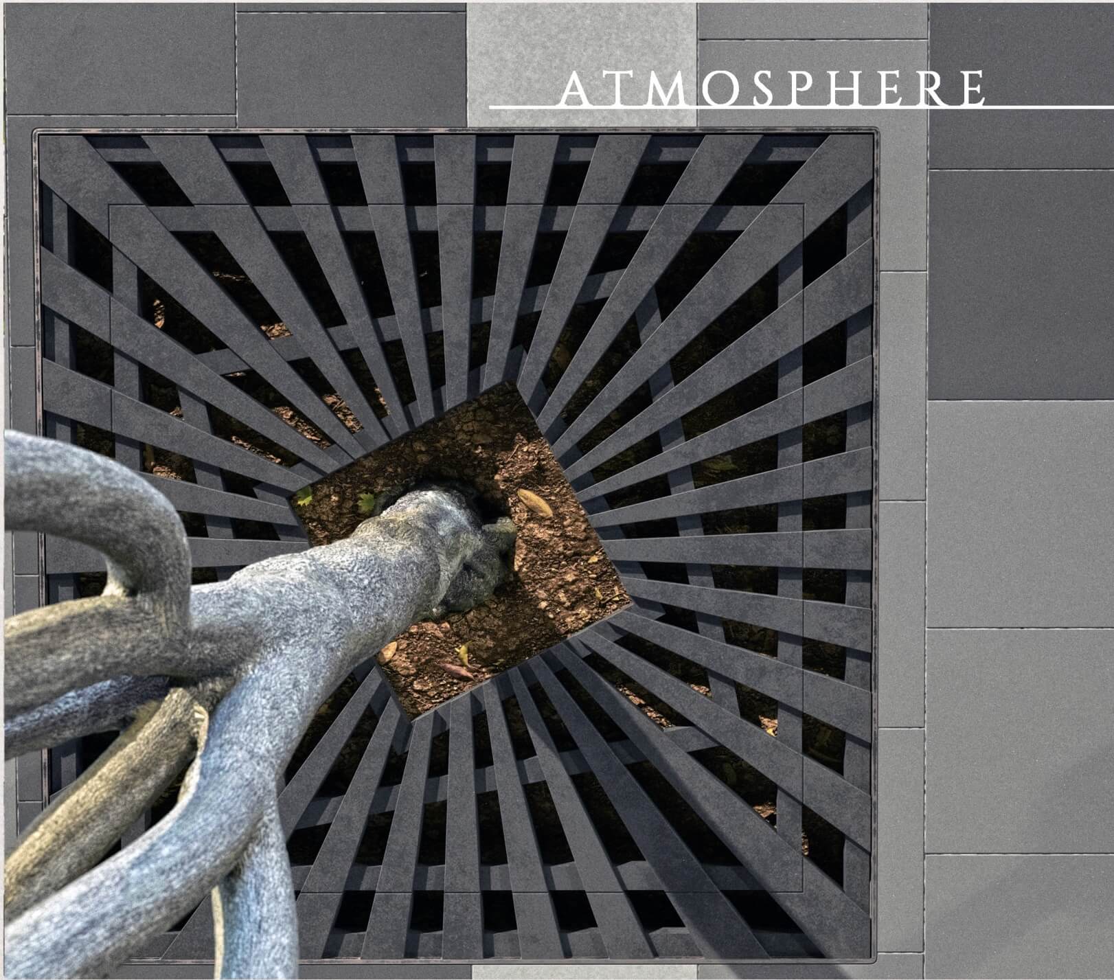 Приствольная решетка для дерева ZKING ATMOSPHERE 1.2х1.2м Черная в Барнауле фото