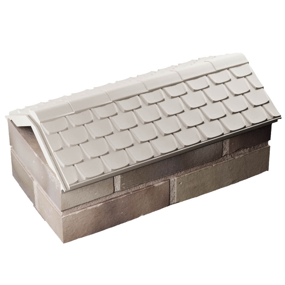 Парапет Zking Эльбрус Бежевый с посадкой на 1 кирпич (255мм) в Барнауле фото