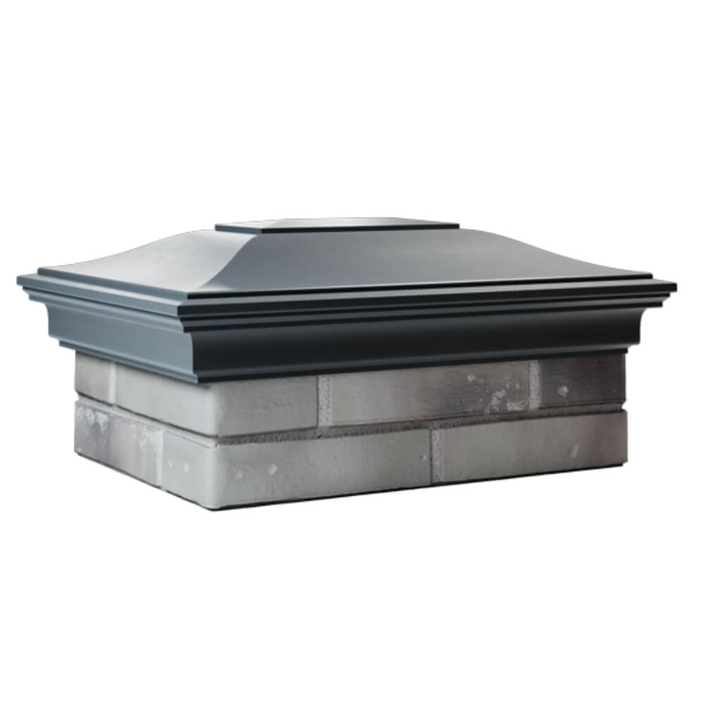 Колпак Zking Монблан Серый на столб 2х1.5 кирпича (515х385мм) в Барнауле фото