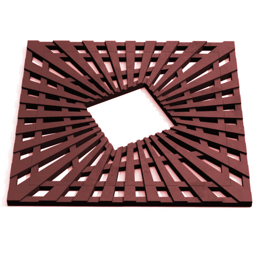 Приствольная решетка для дерева ZKING ATMOSPHERE 1.2х1.2м Коричневая Барнаул фото