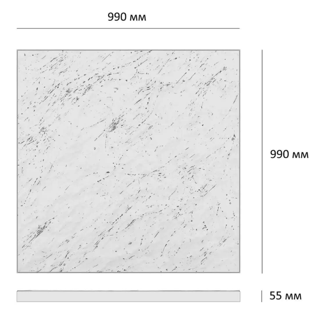 Шаговая плита STONE Светлая Галька 990х990х55мм в Барнауле фото