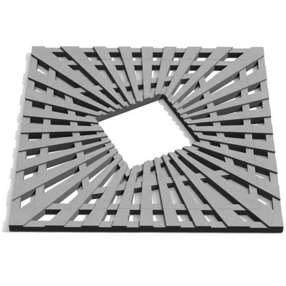 Приствольная решетка для дерева ZKING ATMOSPHERE 1.2х1.2м Серая Барнаул фото