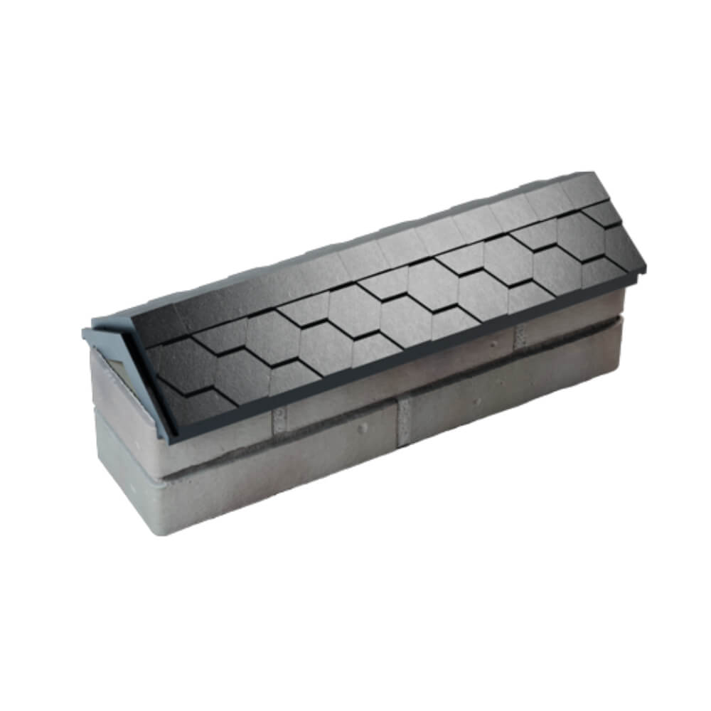 Парапет Zking Эверест Черный с посадкой на 0.5 кирпича (130мм) в Барнауле фото