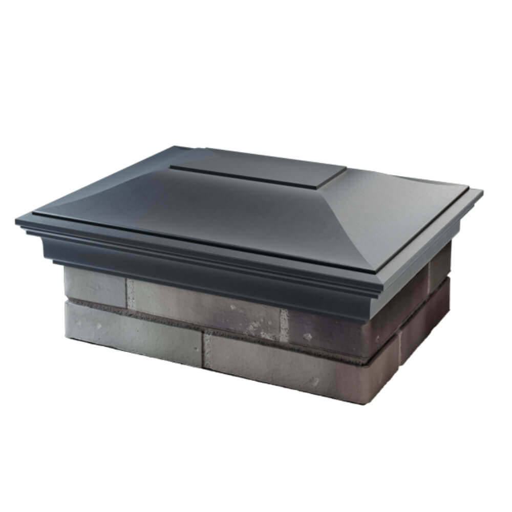 Колпак Zking Монблан Серый на столб 2х1.5 кирпича (515х385мм) в Барнауле фото