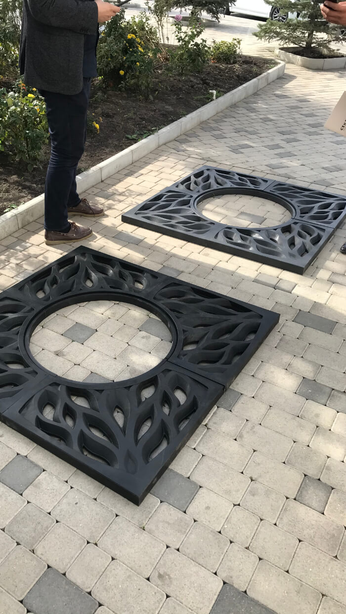 Приствольная решетка для дерева ZKING CRUST 1.2х1.2м Черная в Барнауле фото