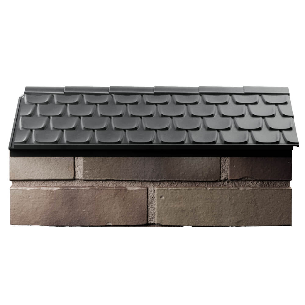 Парапет Zking Эльбрус Серый с посадкой на 1 кирпич (255мм) в Барнауле фото