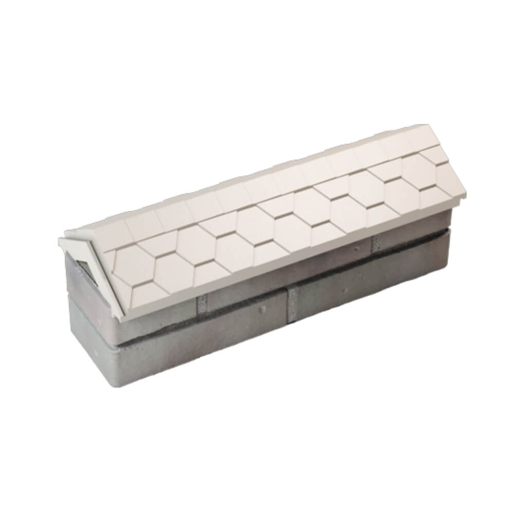 Парапет Zking Эверест Бежевый с посадкой на 0.5 кирпича (130мм) в Барнауле фото