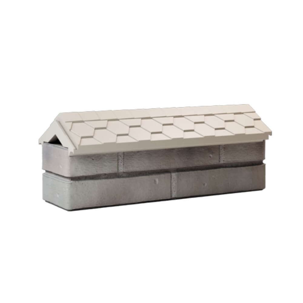 Парапет Zking Эверест Бежевый с посадкой на 0.5 кирпича (130мм) Барнаул фото