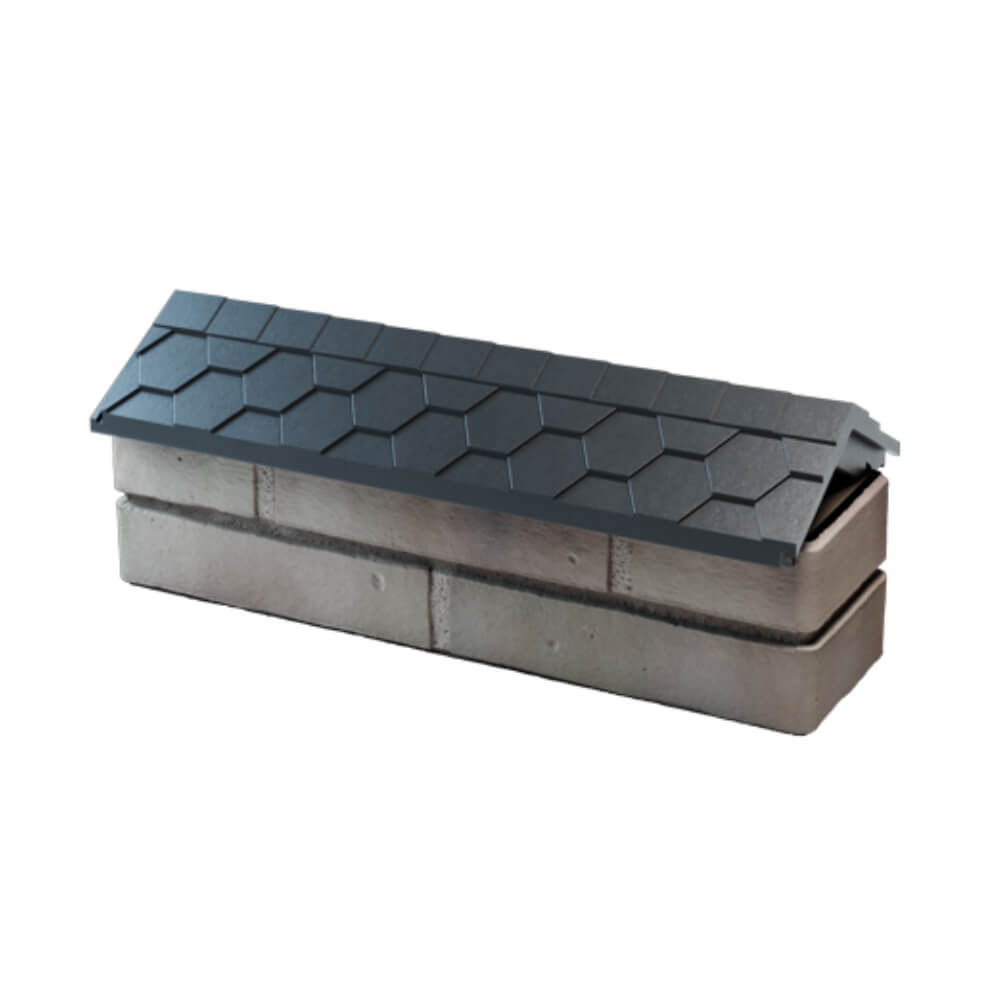 Парапет Zking Эверест Серый с посадкой на 0.5 кирпича (130мм) в Барнауле фото