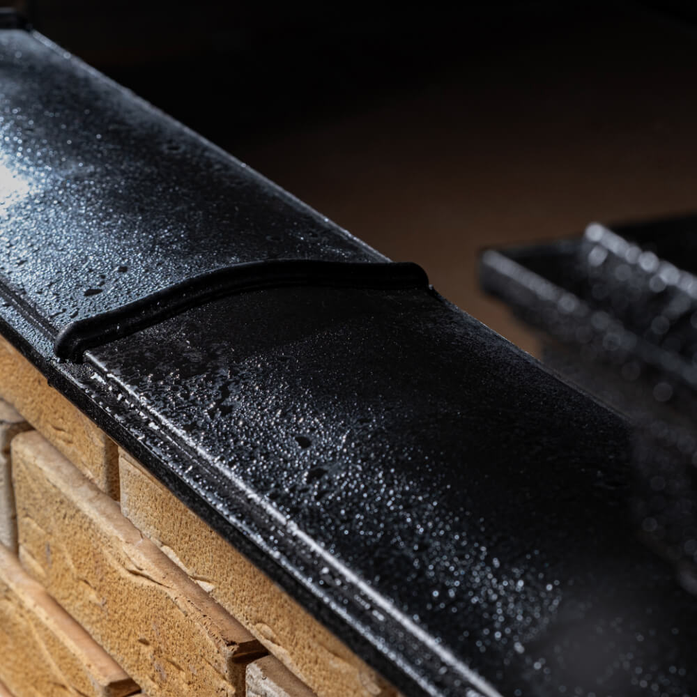 Парапет Zking Монблан Черный посадка на 0.5 кирпича (130мм) в Барнауле фото