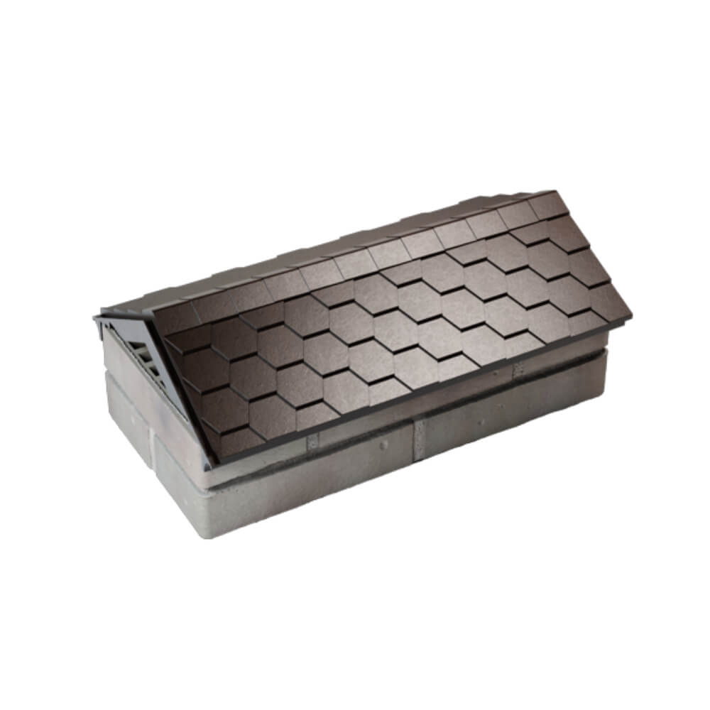 Парапет Zking Эверест Коричневый с посадкой на 1 кирпич (200/225/255мм) в Барнауле фото