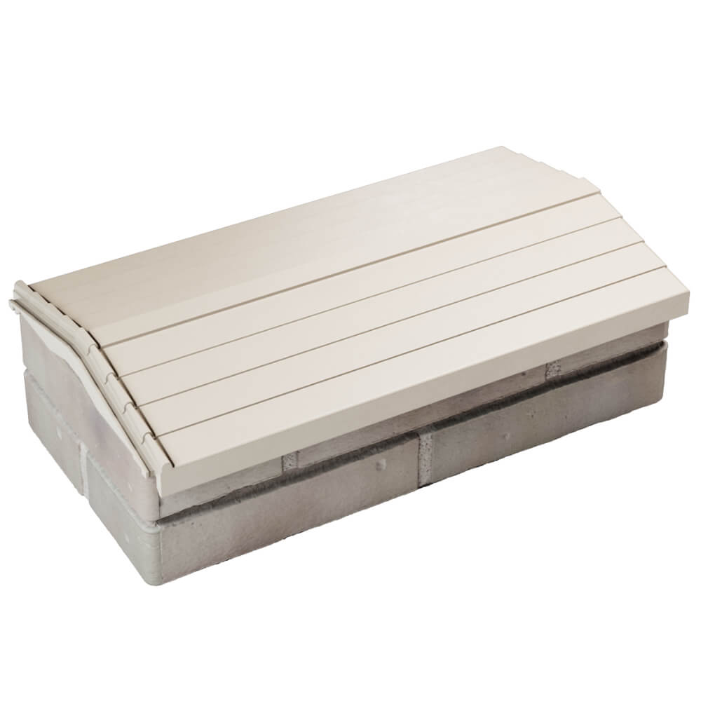 Парапет Zking Бона ХайТек Бежевый с посадкой на 1 кирпич (200/225/255мм) в Барнауле фото