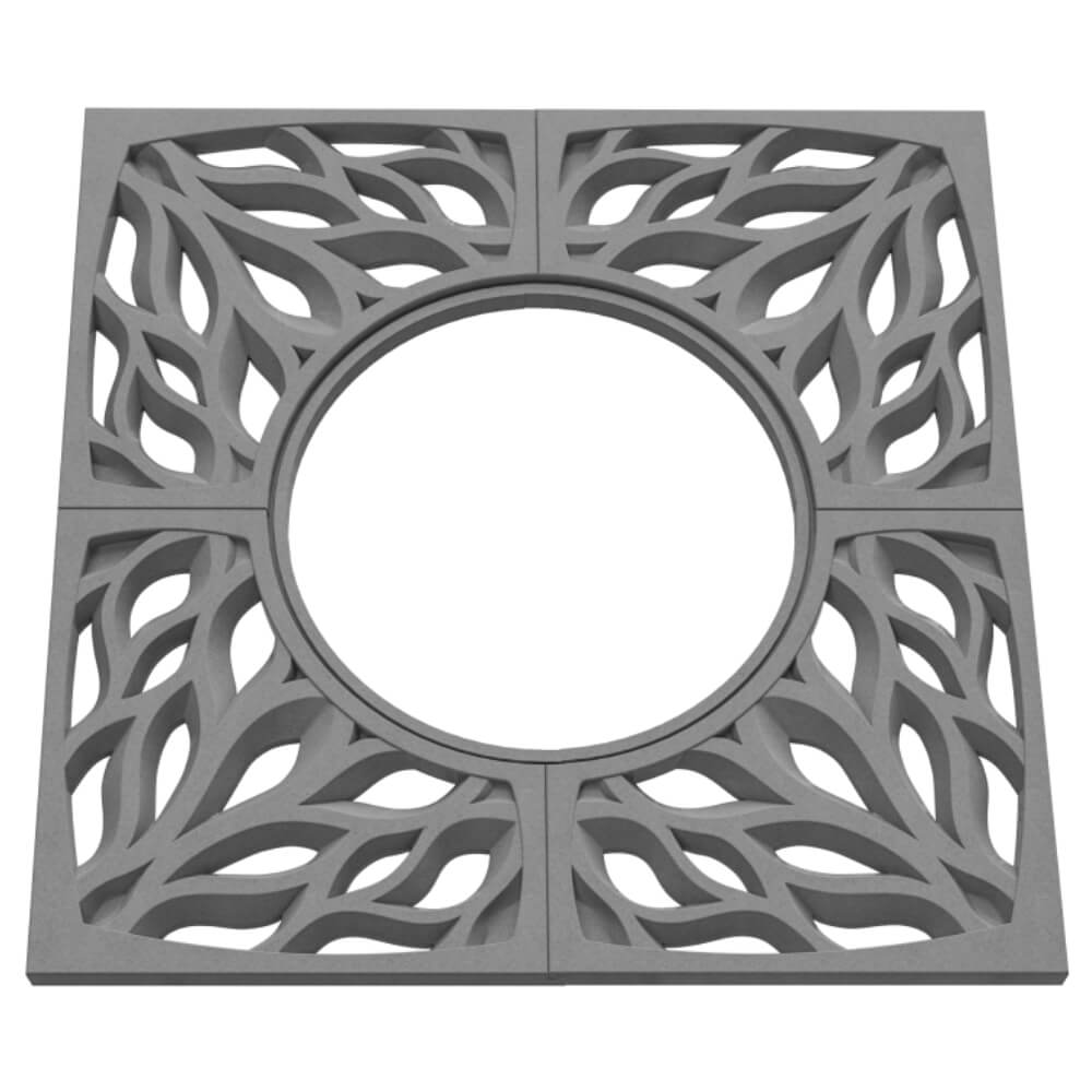 Приствольная решетка для дерева ZKING CRUST 1.2х1.2м Серая в Барнауле фото