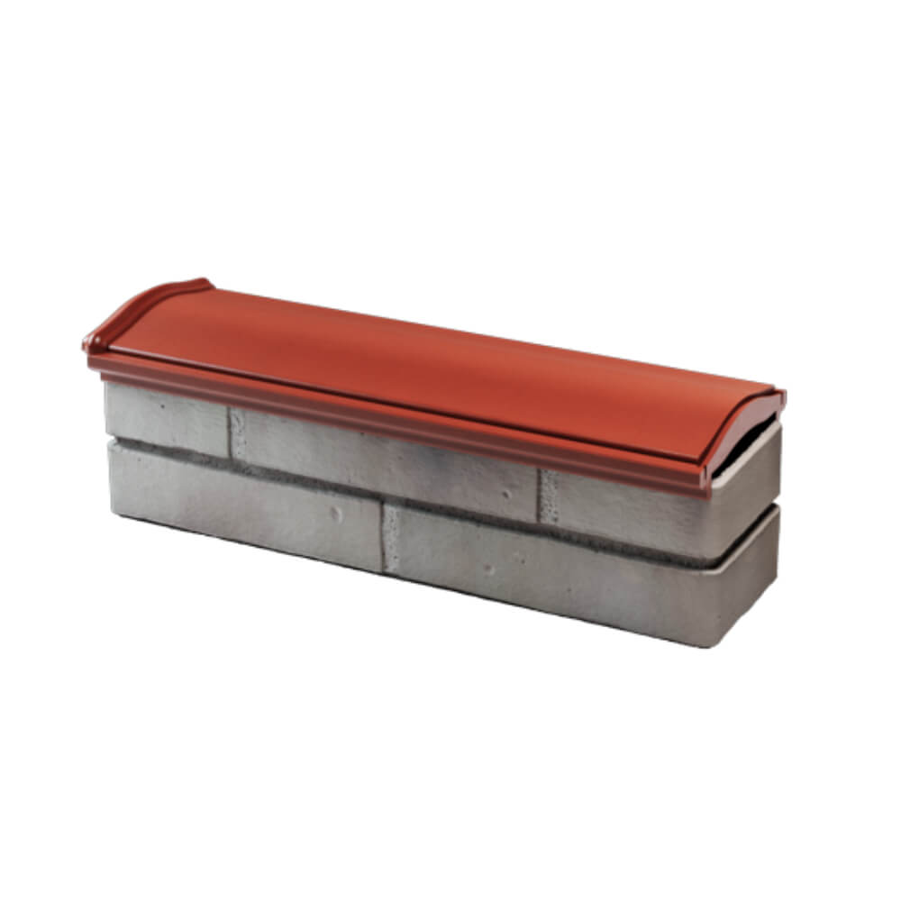 Парапет Zking Монблан Красный посадка на 0.5 кирпича (130мм) в Барнауле фото