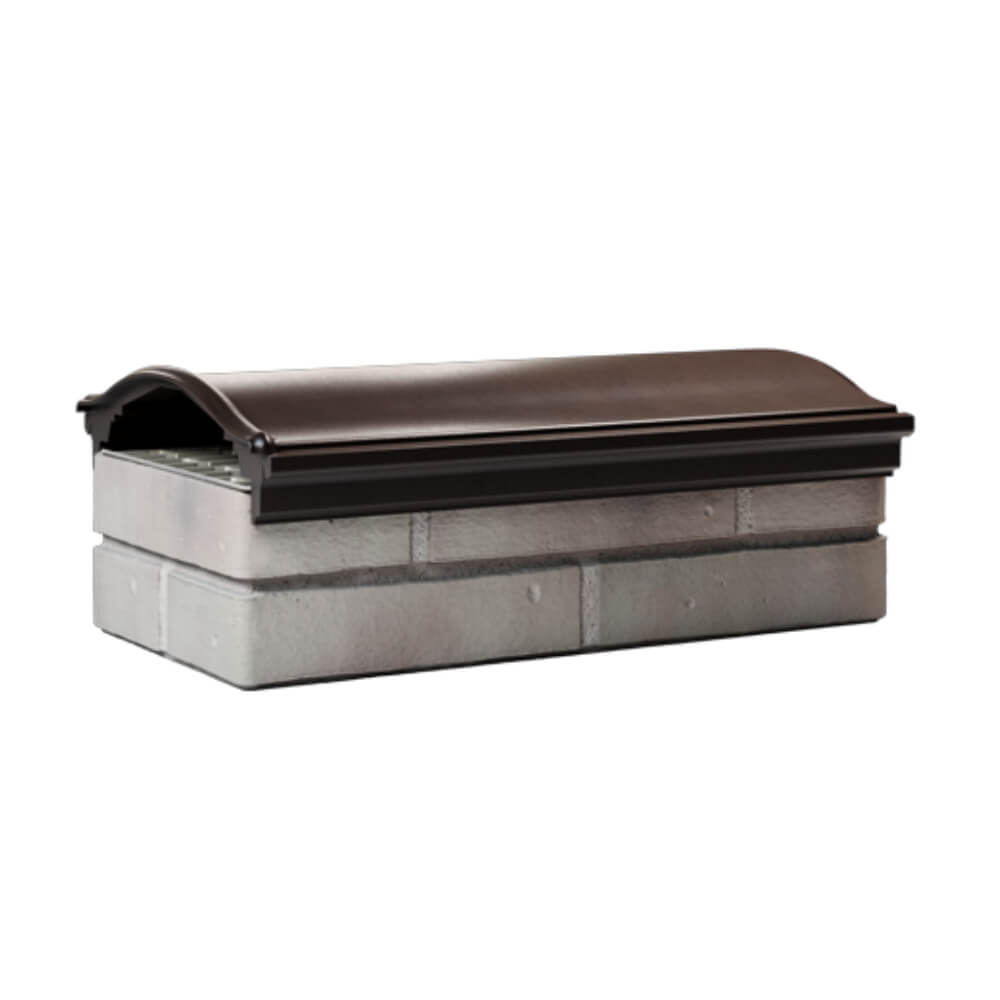 Парапет Zking Монблан Коричневый посадка на 1 кирпич (200/225/255мм) Барнаул фото