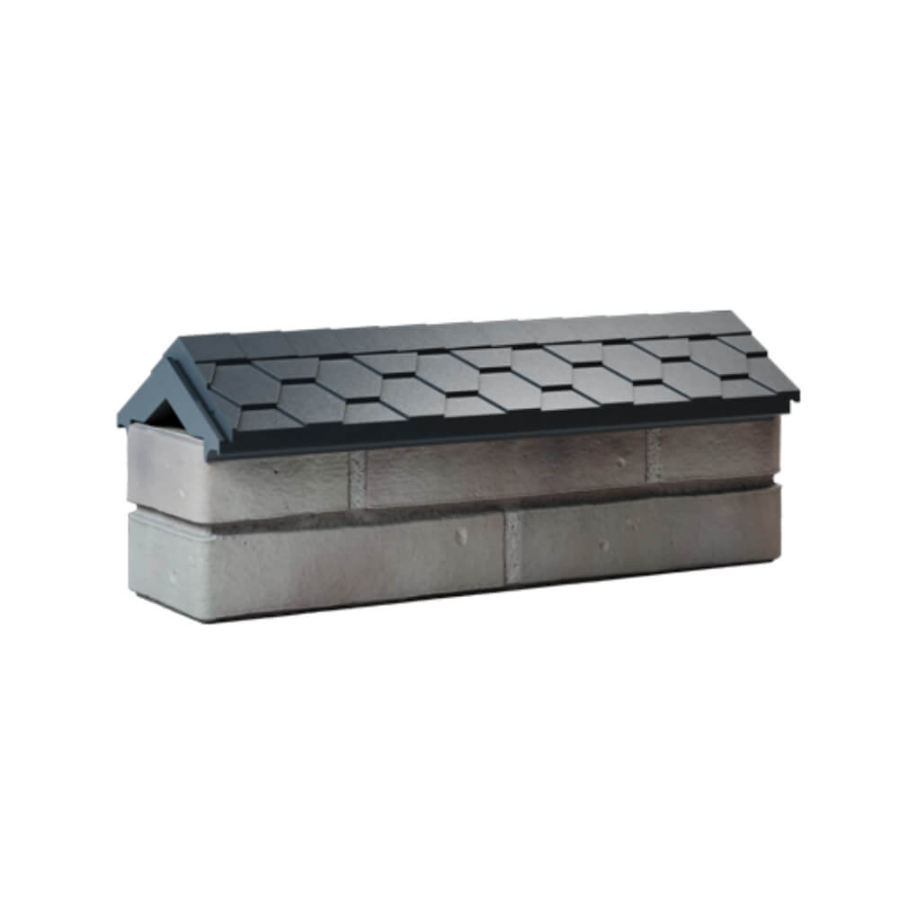 Парапет Zking Эверест Серый с посадкой на 0.5 кирпича (130мм) Барнаул фото