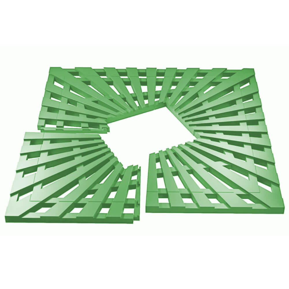 Приствольная решетка для дерева ZKING ATMOSPHERE 1.2х1.2м Зеленая в Барнауле фото