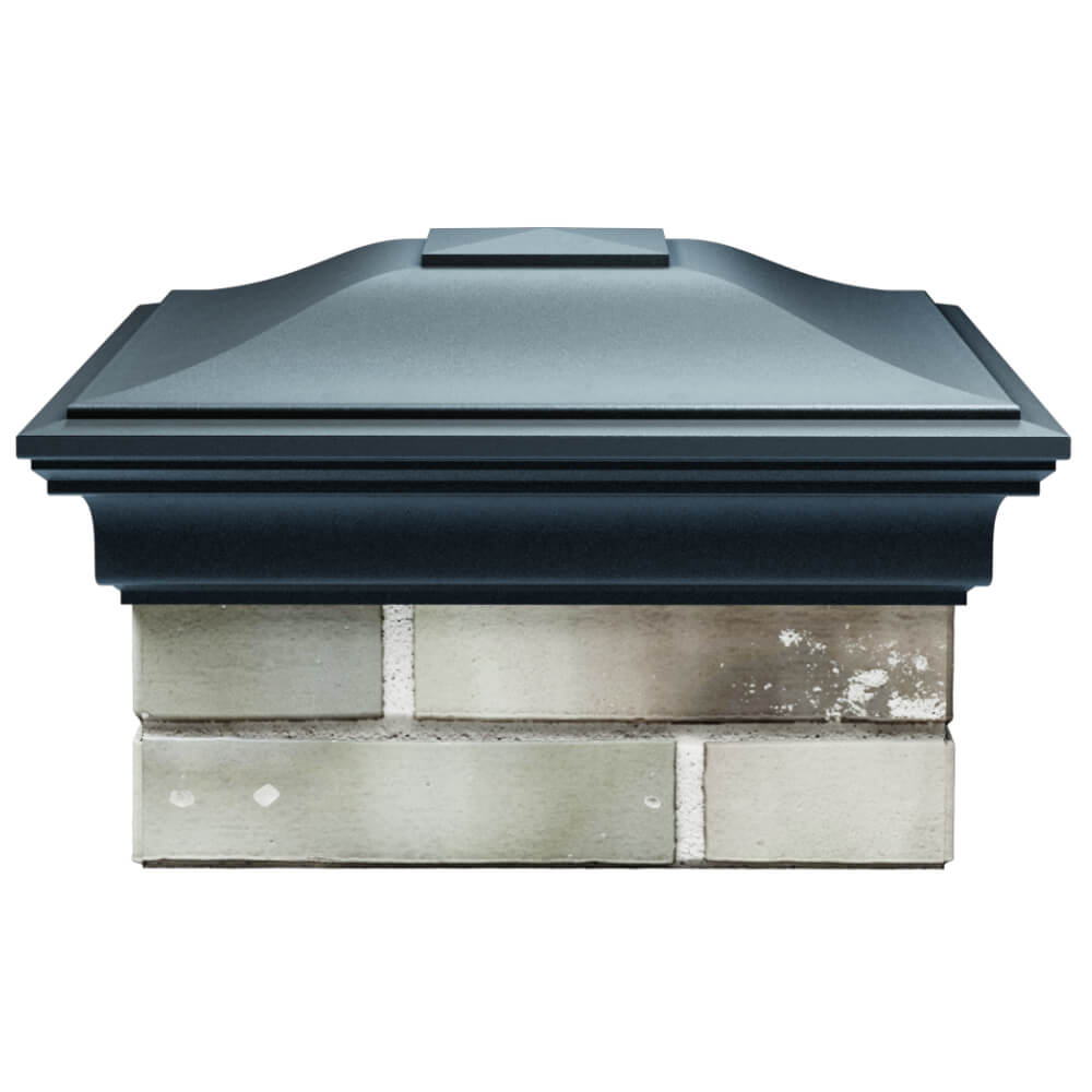 Колпак Zking Монблан Серый на столб 1.5х1.5 кирпича (385х385мм) Барнаул фото