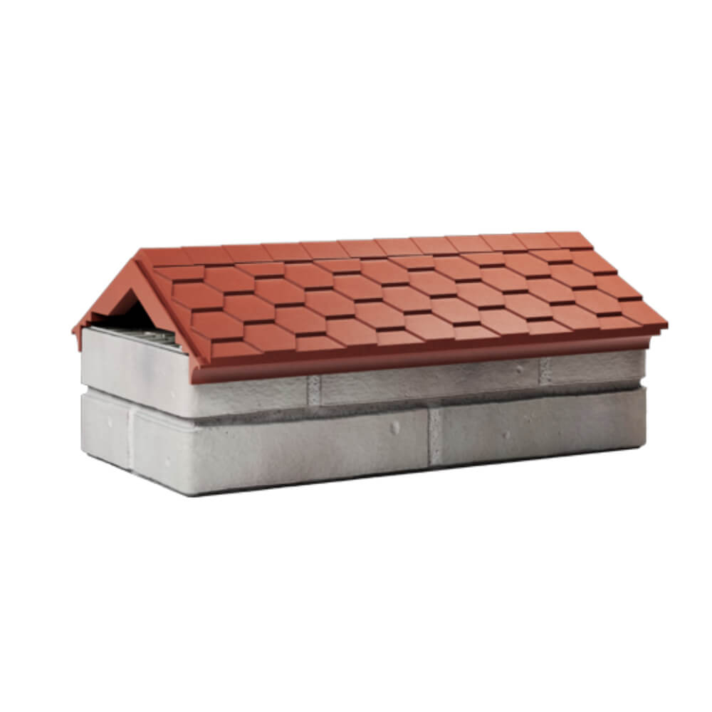 Парапет Zking Эверест Красный с посадкой на 1 кирпич (200/225/255мм) Барнаул фото