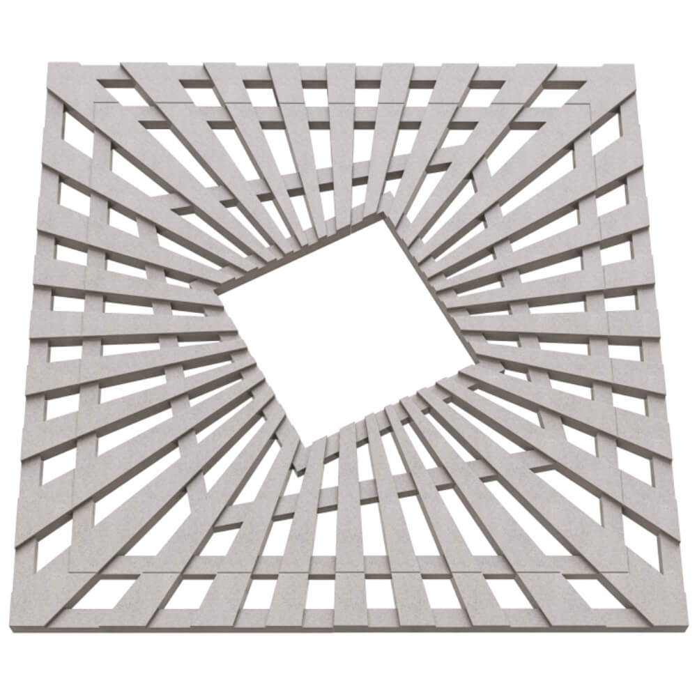 Приствольная решетка для дерева ZKING ATMOSPHERE 1.2х1.2м Бежевая в Барнауле фото