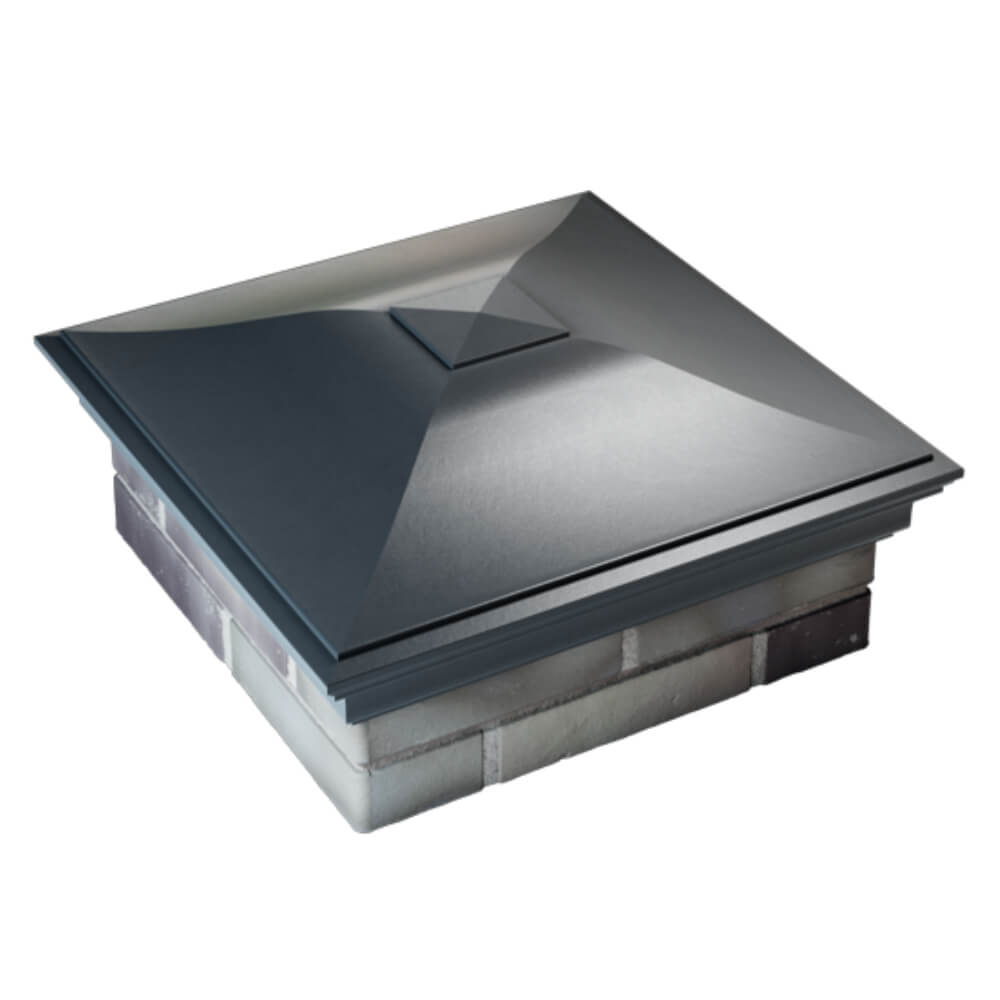 Колпак Zking Монблан Серый на столб 2х2 кирпича (515х515мм) Барнаул фото