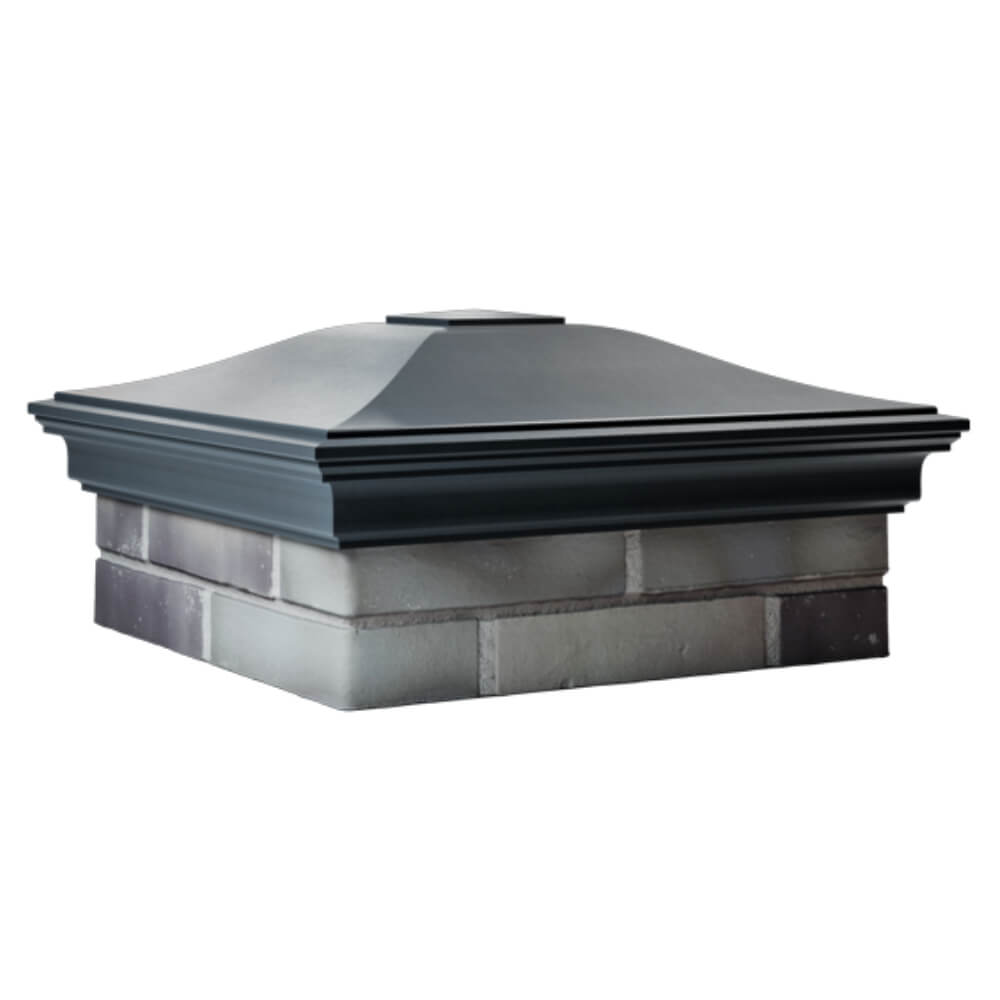 Колпак Zking Монблан Серый на столб 2х2 кирпича (515х515мм) в Барнауле фото