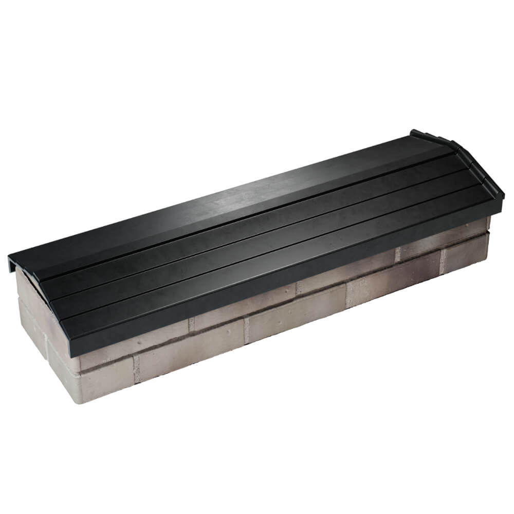 Парапет Zking Бона ХайТек Черный посадка на 0.5 кирпича (130мм) в Барнауле фото