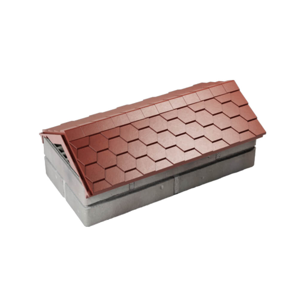 Парапет Zking Эверест Красный с посадкой на 1 кирпич (200/225/255мм) в Барнауле фото