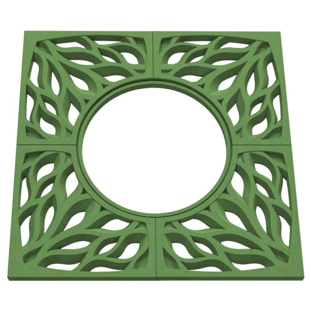 Приствольная решетка для дерева ZKING CRUST 1.2х1.2м Зеленая в Барнауле фото