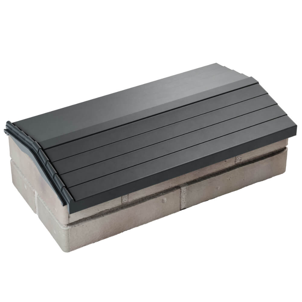 Парапет Zking Бона ХайТек Серый с посадкой на 1 кирпич (200/225/255мм) в Барнауле фото