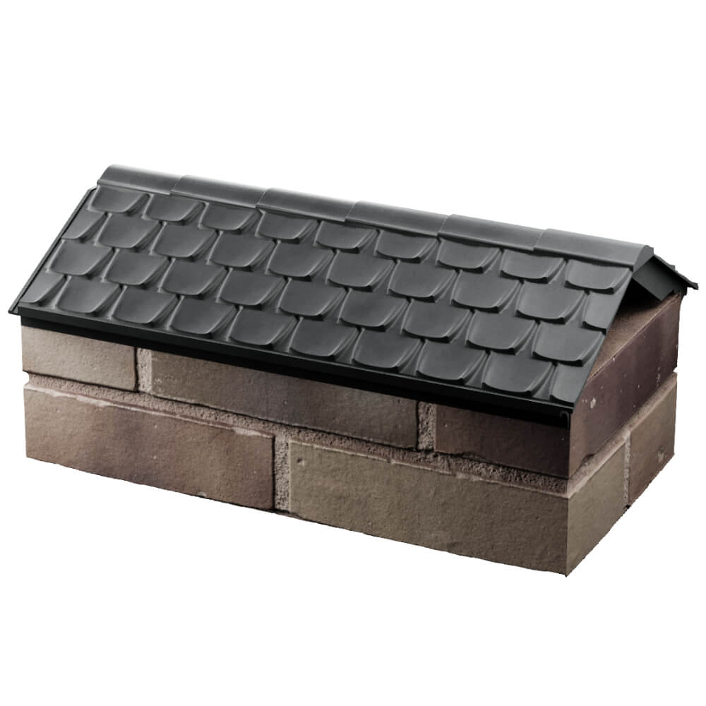 Парапет Zking Эльбрус Серый с посадкой на 1 кирпич (255мм) в Барнауле фото