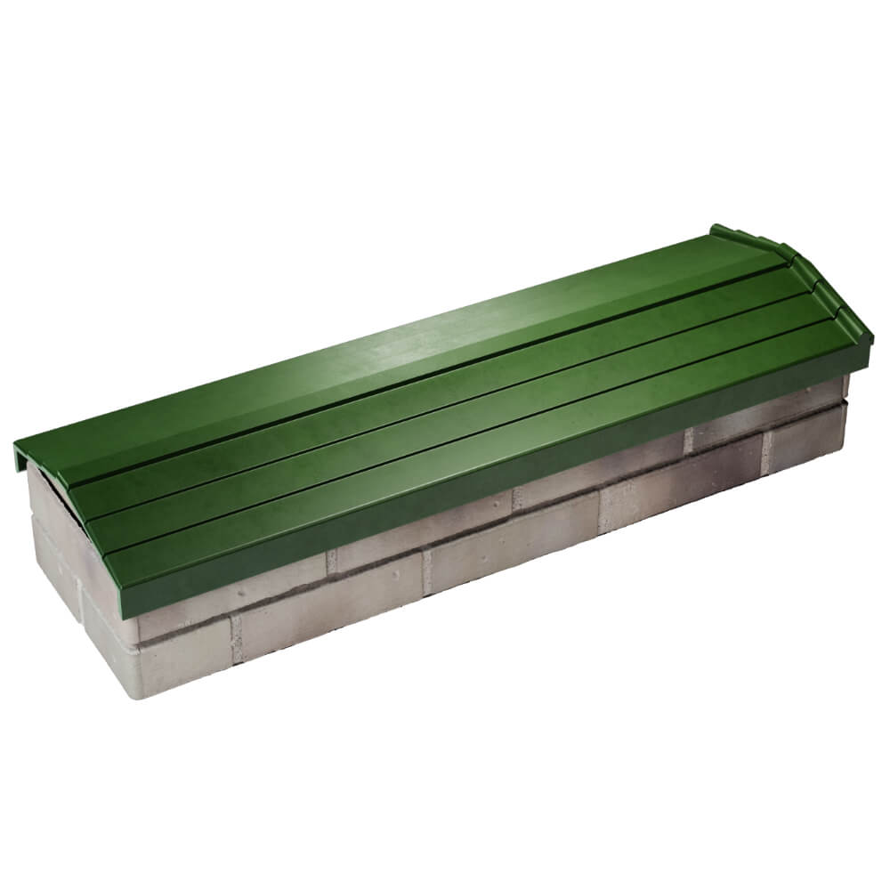 Парапет Zking Бона ХайТек Зеленый посадка на 0.5 кирпича (130мм) в Барнауле фото