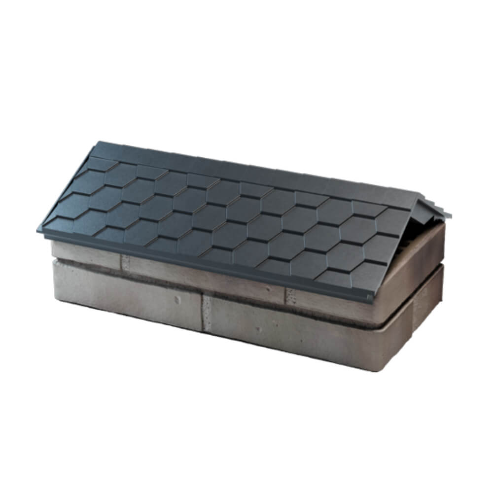 Парапет Zking Эверест Серый с посадкой на 1 кирпич (200/225/255мм) в Барнауле фото