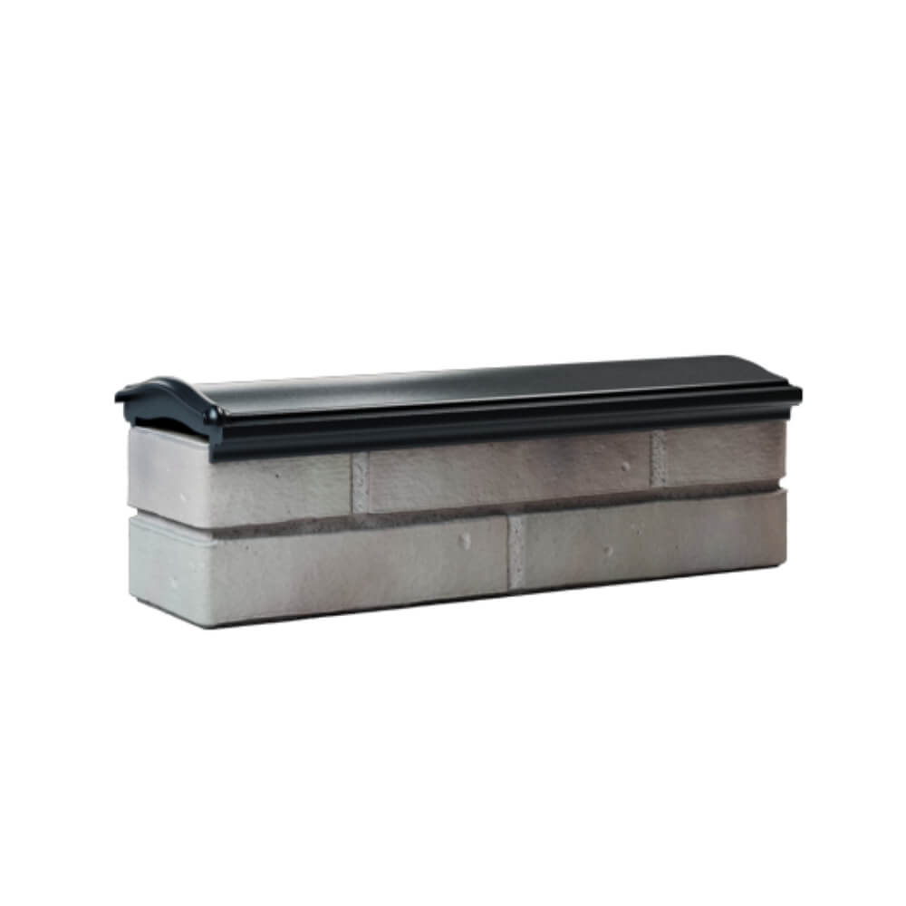 Парапет Zking Монблан Черный посадка на 0.5 кирпича (130мм) Барнаул фото