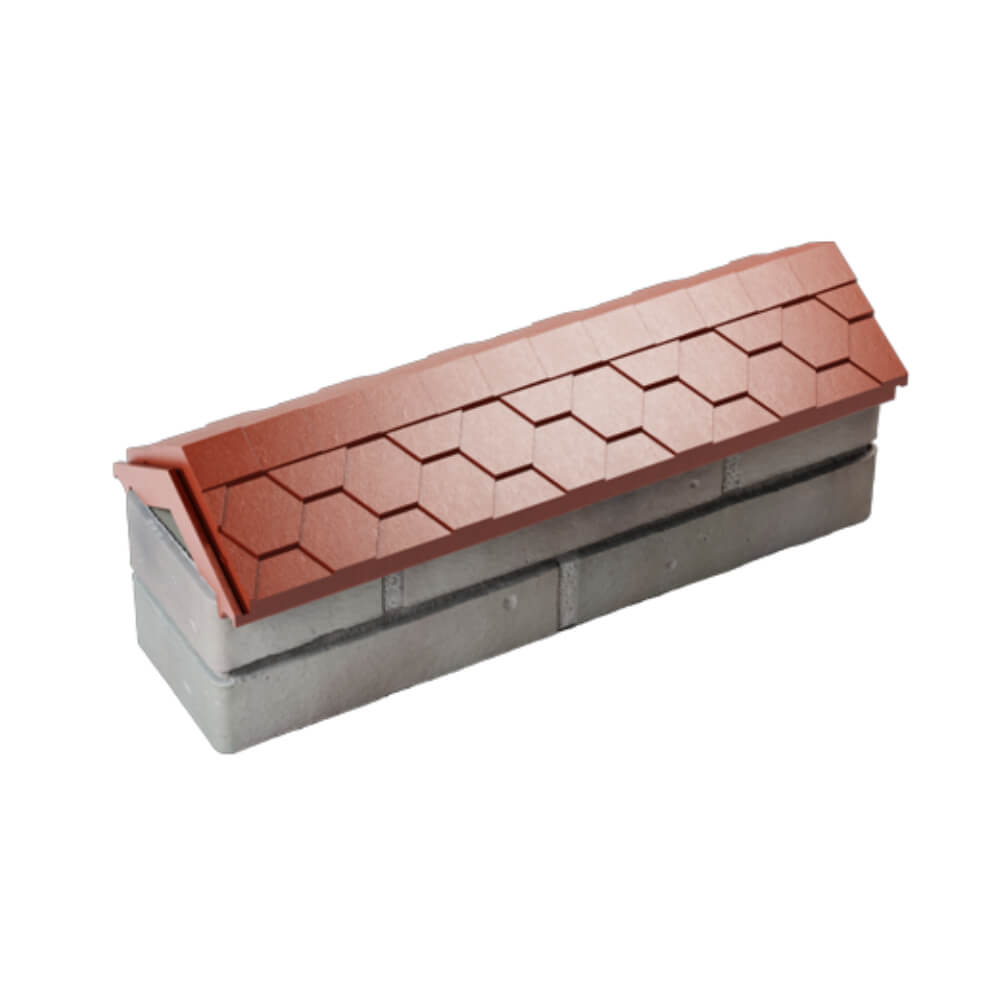 Парапет Zking Эверест Красный с посадкой на 0.5 кирпича (130мм) в Барнауле фото