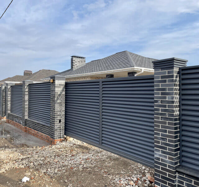 Колпак Zking Бона ХайТек Серый на столб 1.5х1.5 кирпича (385х385мм) в Барнауле фото