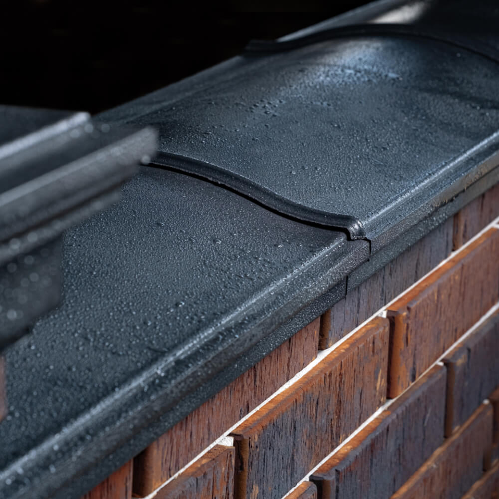 Парапет Zking Монблан Черный посадка на 0.5 кирпича (130мм) в Барнауле фото