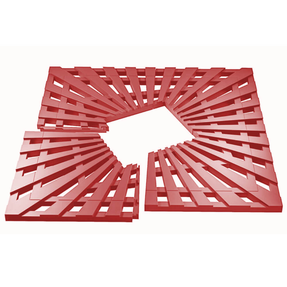 Приствольная решетка для дерева ZKING ATMOSPHERE 1.2х1.2м Красная в Барнауле фото