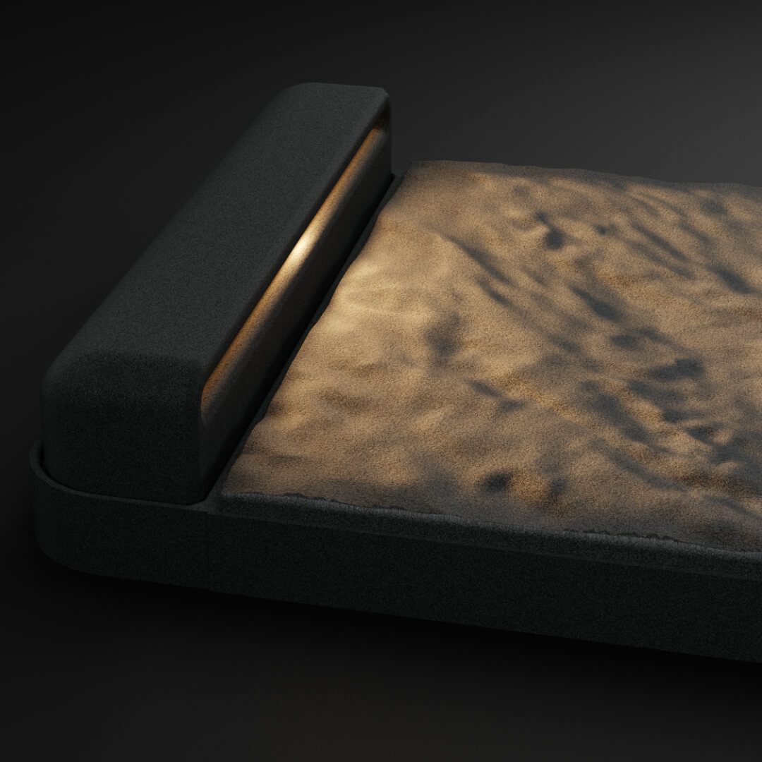 LED Светильник для шаговой плиты STONE Графитовый Серый 330х75х98мм Барнаул фото