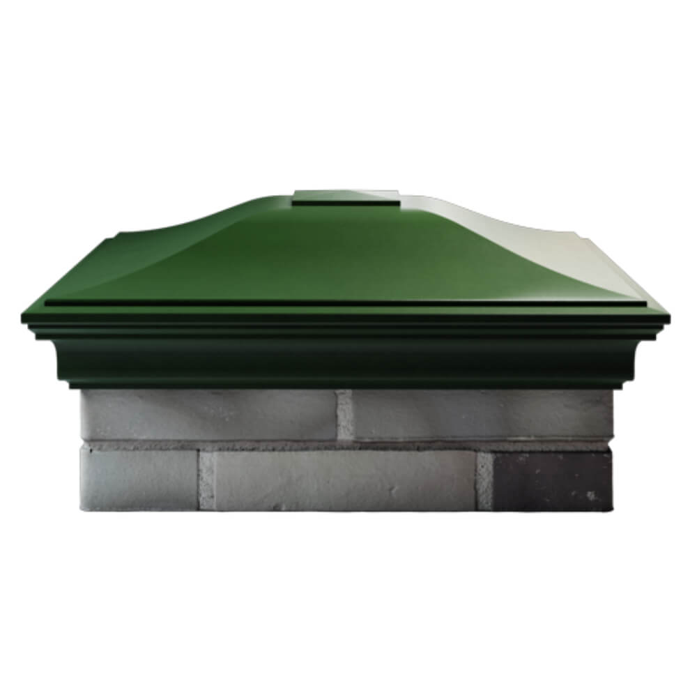 Колпак Zking Монблан Зеленый на столб 2х2 кирпича (515х515мм) в Барнауле фото