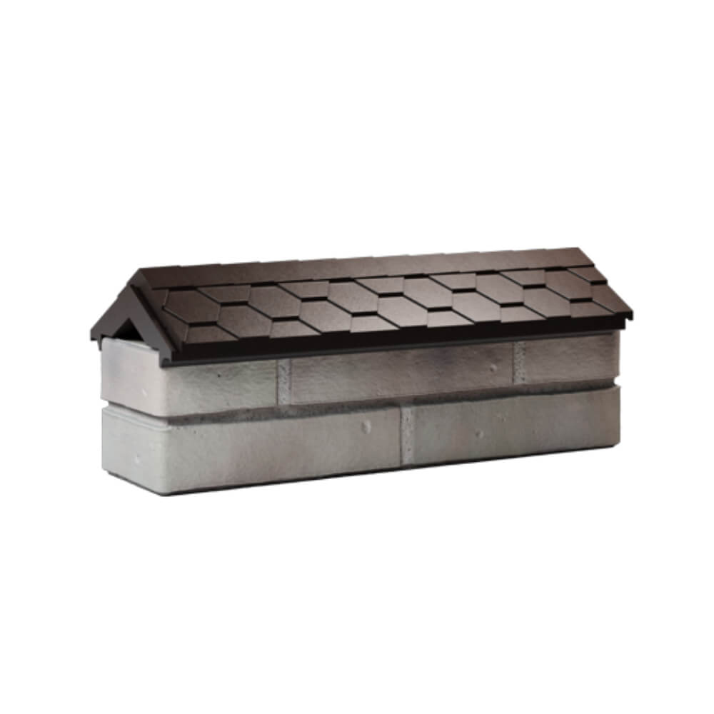 Парапет Zking Эверест Коричневый с посадкой на 0.5 кирпича (130мм) Барнаул фото