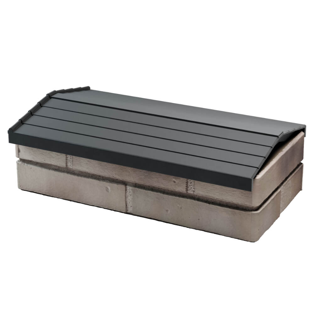 Парапет Zking Бона ХайТек Серый с посадкой на 1 кирпич (200/225/255мм) в Барнауле фото