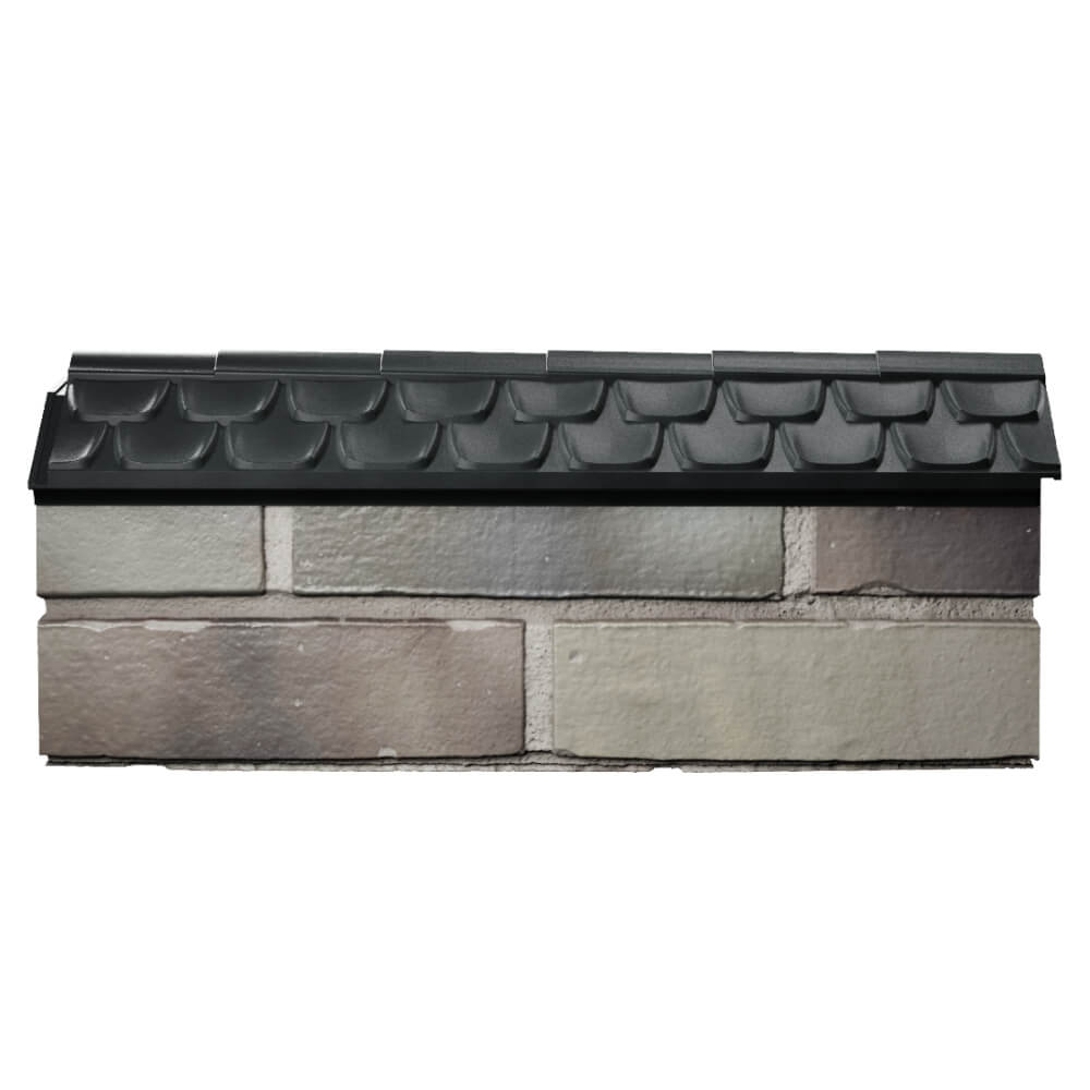 Парапет Zking Эльбрус Черный с посадкой на 0.5 кирпича (130мм) в Барнауле фото