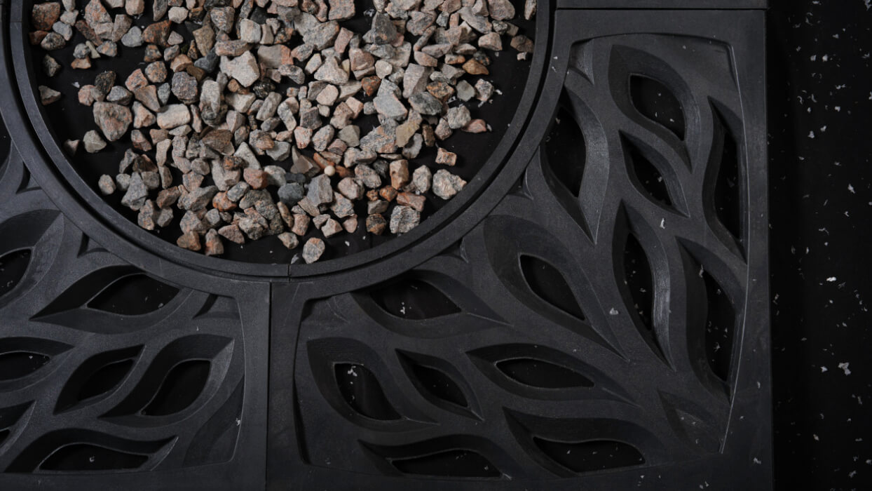 Приствольная решетка для дерева ZKING CRUST 1.2х1.2м Черная в Барнауле фото